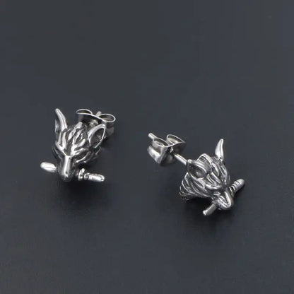 Stainless Steel Vintage Earrings / 25103003