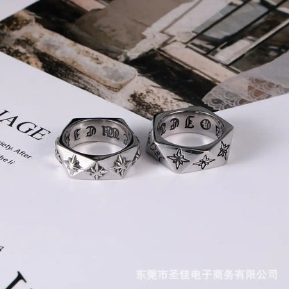 Stainless Steel Vintage Rings / 25203004