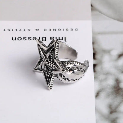 Stainless Steel Vintage Rings / 25203003