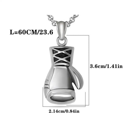 Stainless Steel Vintage Pendant Necklace / 25003031