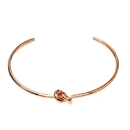 Titanium Steel Minimalist Love Knot Bracelet / 25303073