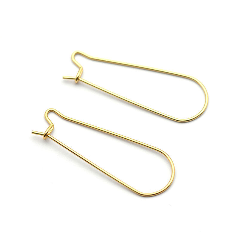 Various Size Stainless Steel Earring Hook Clasps (pack of 200)