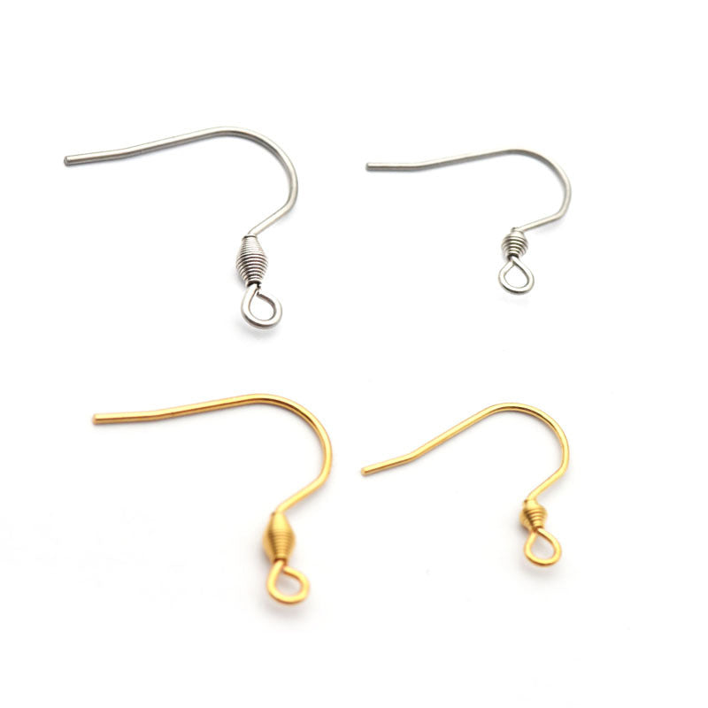 Various Size Stainless Steel Earring Hooks (pack of 200) / EF0004