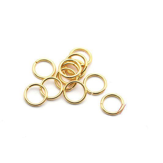 2-30mm Round Gold Filled Closed Jump Rings ( pk of 200)