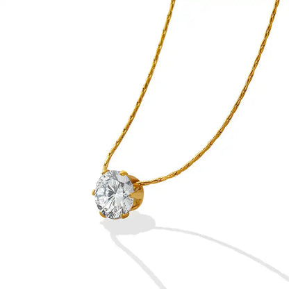 Women's Stainless Steel Pendant Necklace / 25005001